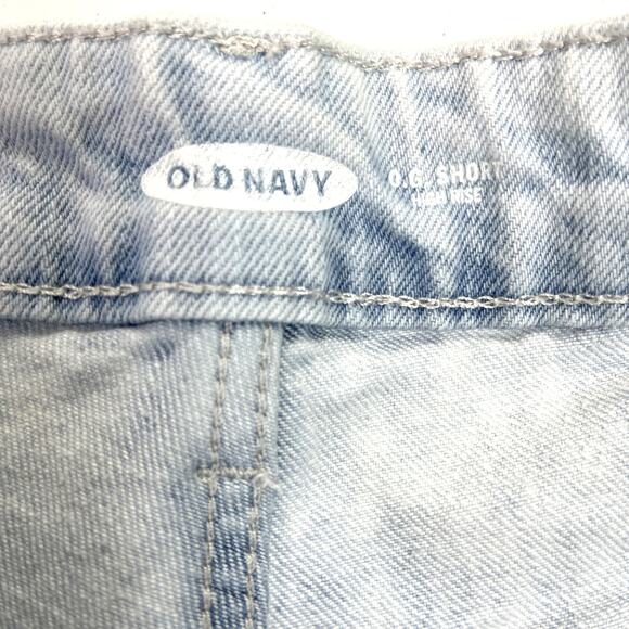 Old Navy‎ OG Shorts Womens Size 12 Light Wash Denim Summer Boho Festival Beach - Picture 8 of 11